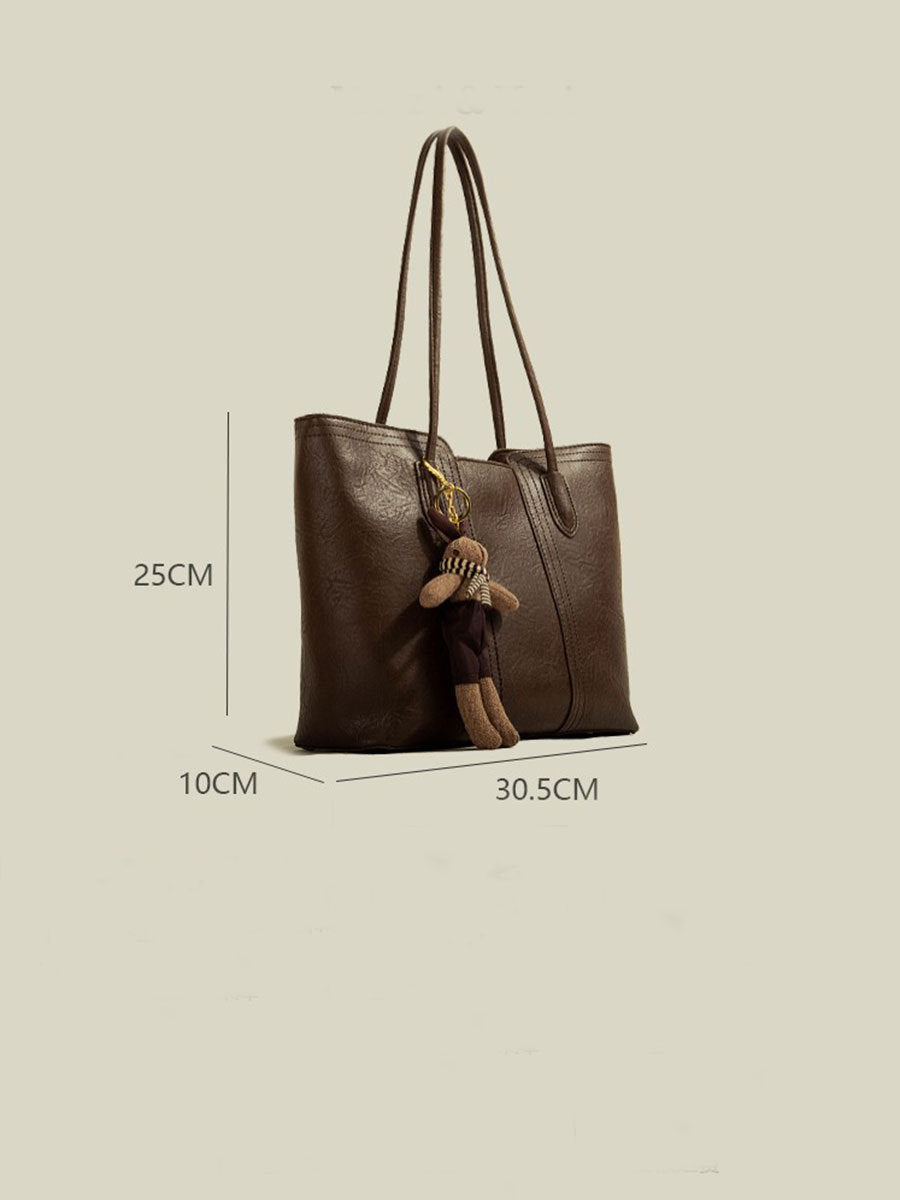 Sac à bandoulière rétro de grande capacité pour femmes
