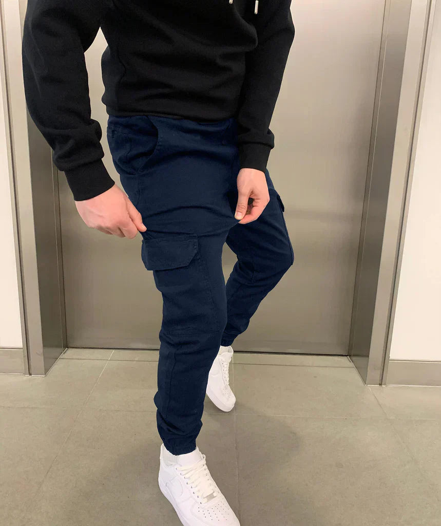 DAVIDE | PANTALONI CARGO JOGGER PER UOMO