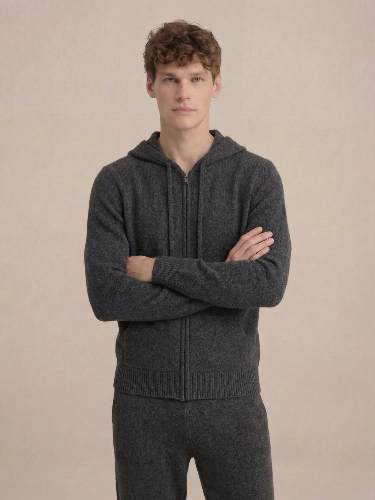 Ensemble Noreli en Cachemire Gris Foncé