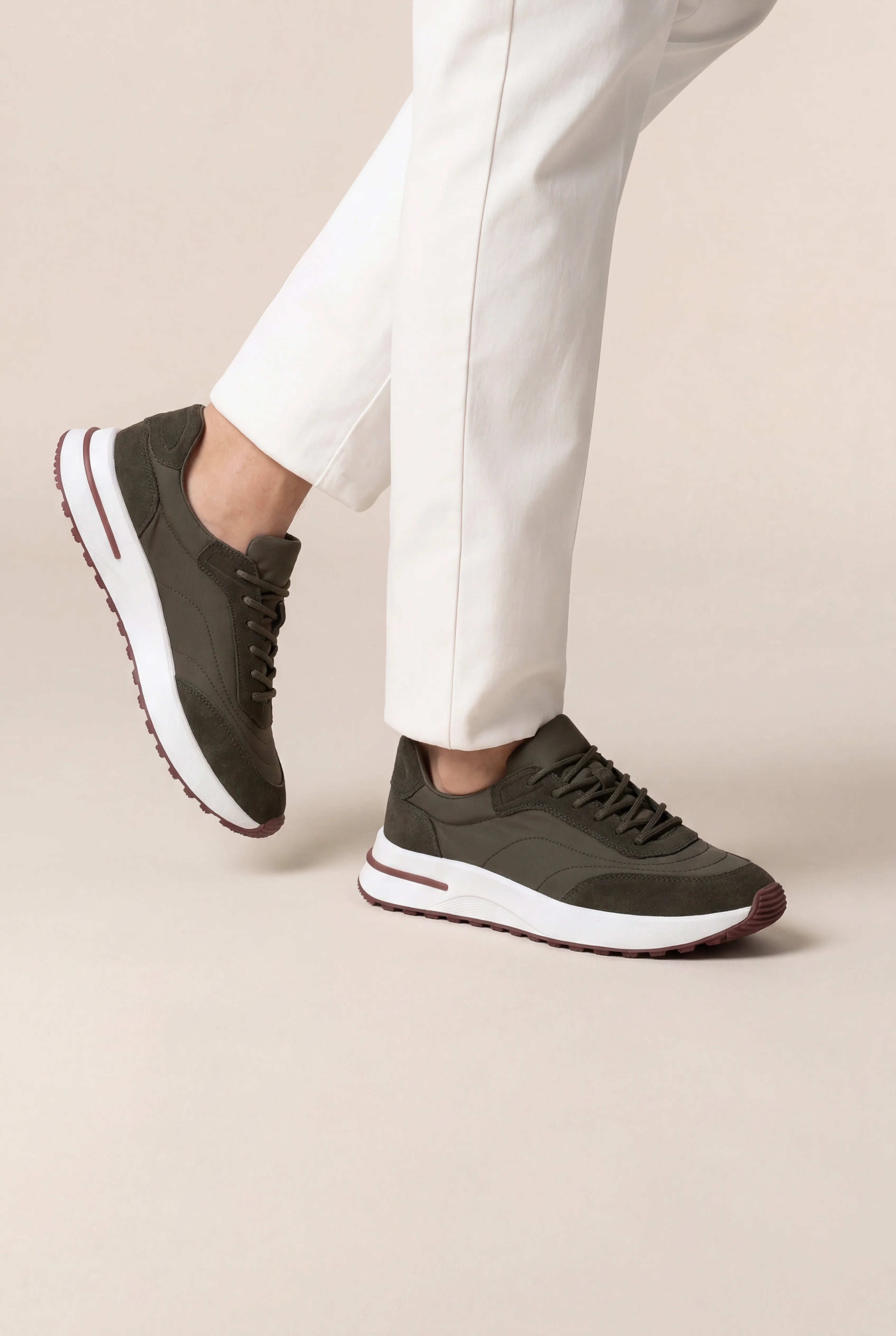 Marchmel | Zapatillas Rafelo verde oliva para hombre