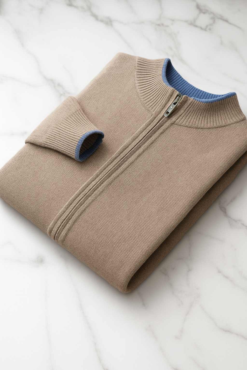 Ensemble Nocturne Beige en Merino