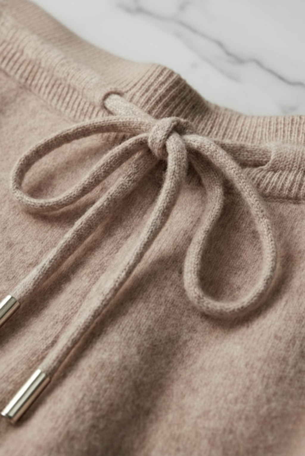 Ensemble Nocturne Beige en Merino