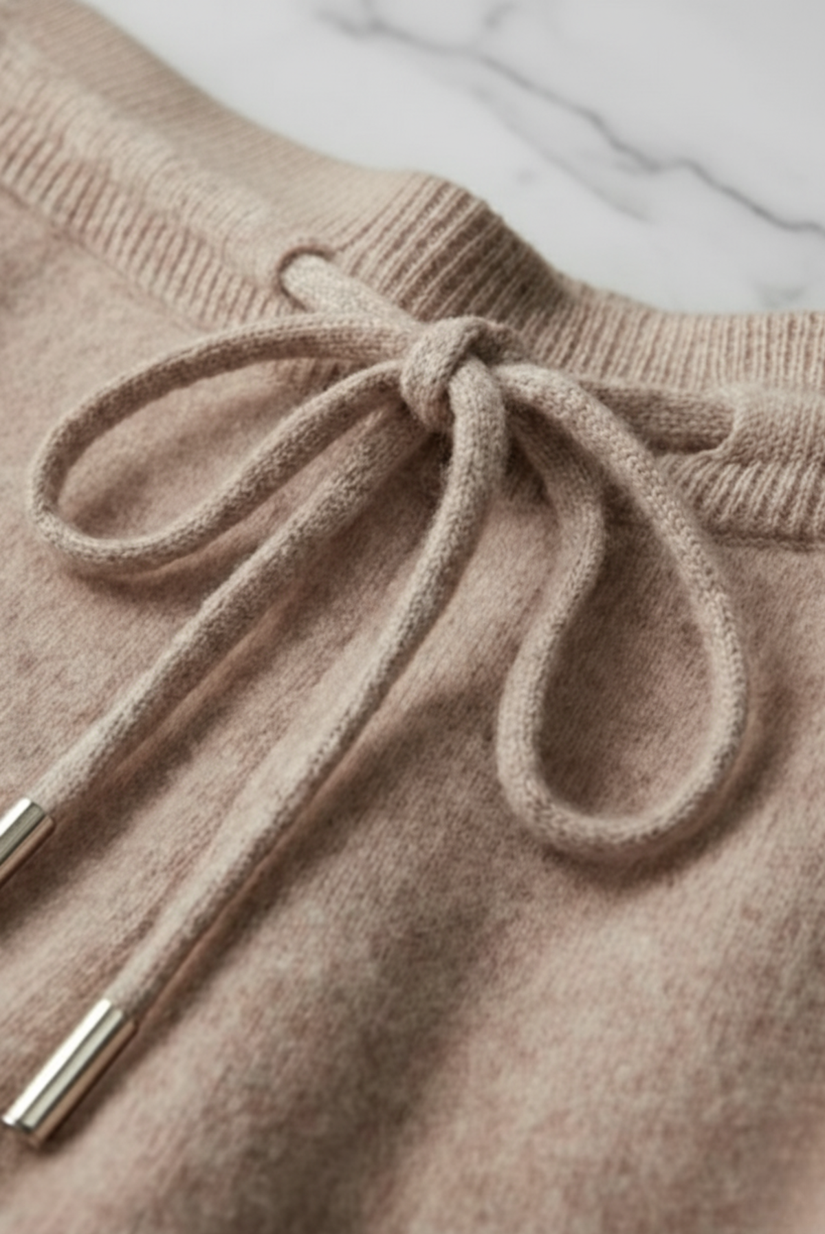 Ensemble Nocturne Beige en Merino