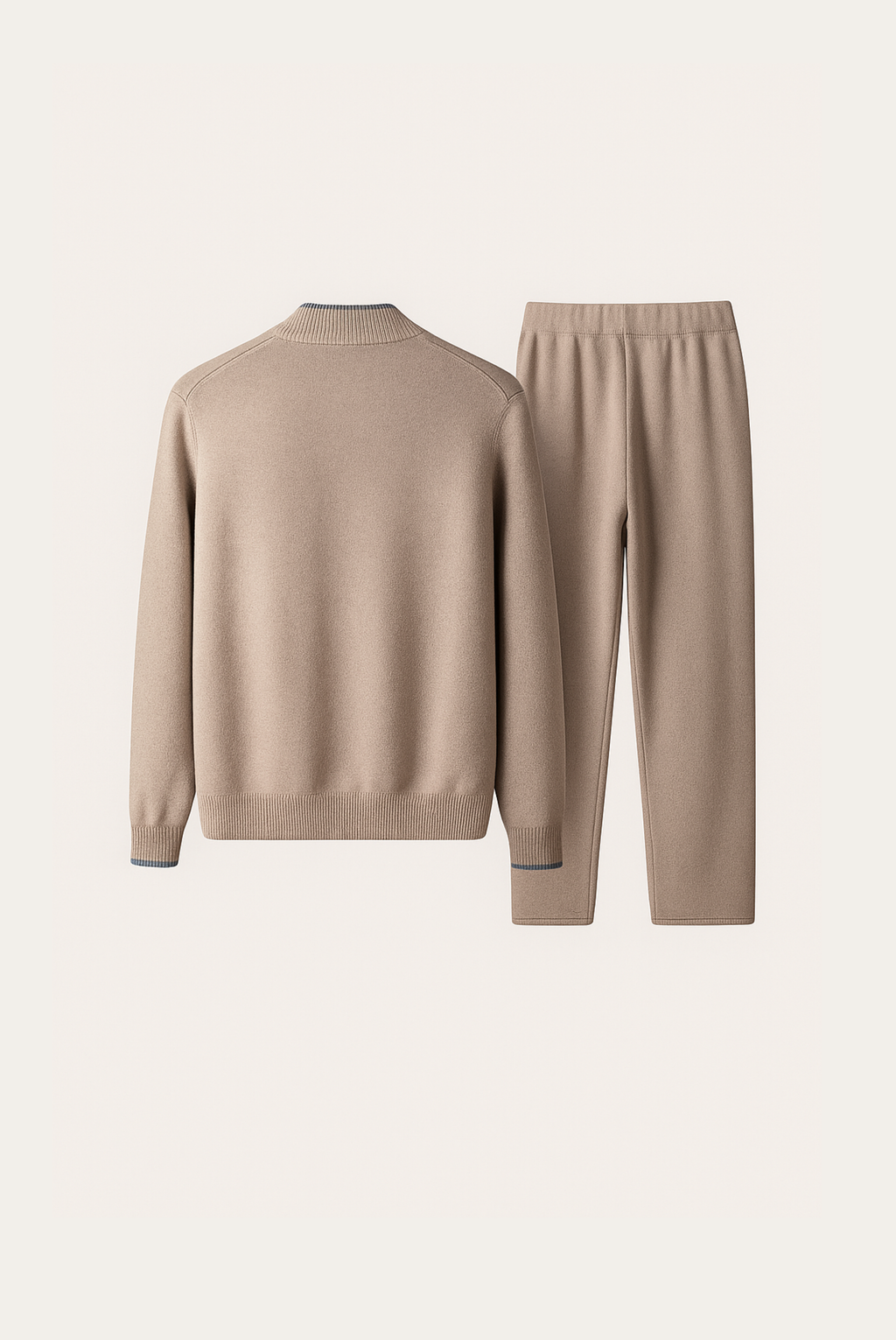 Ensemble Nocturne Beige en Merino