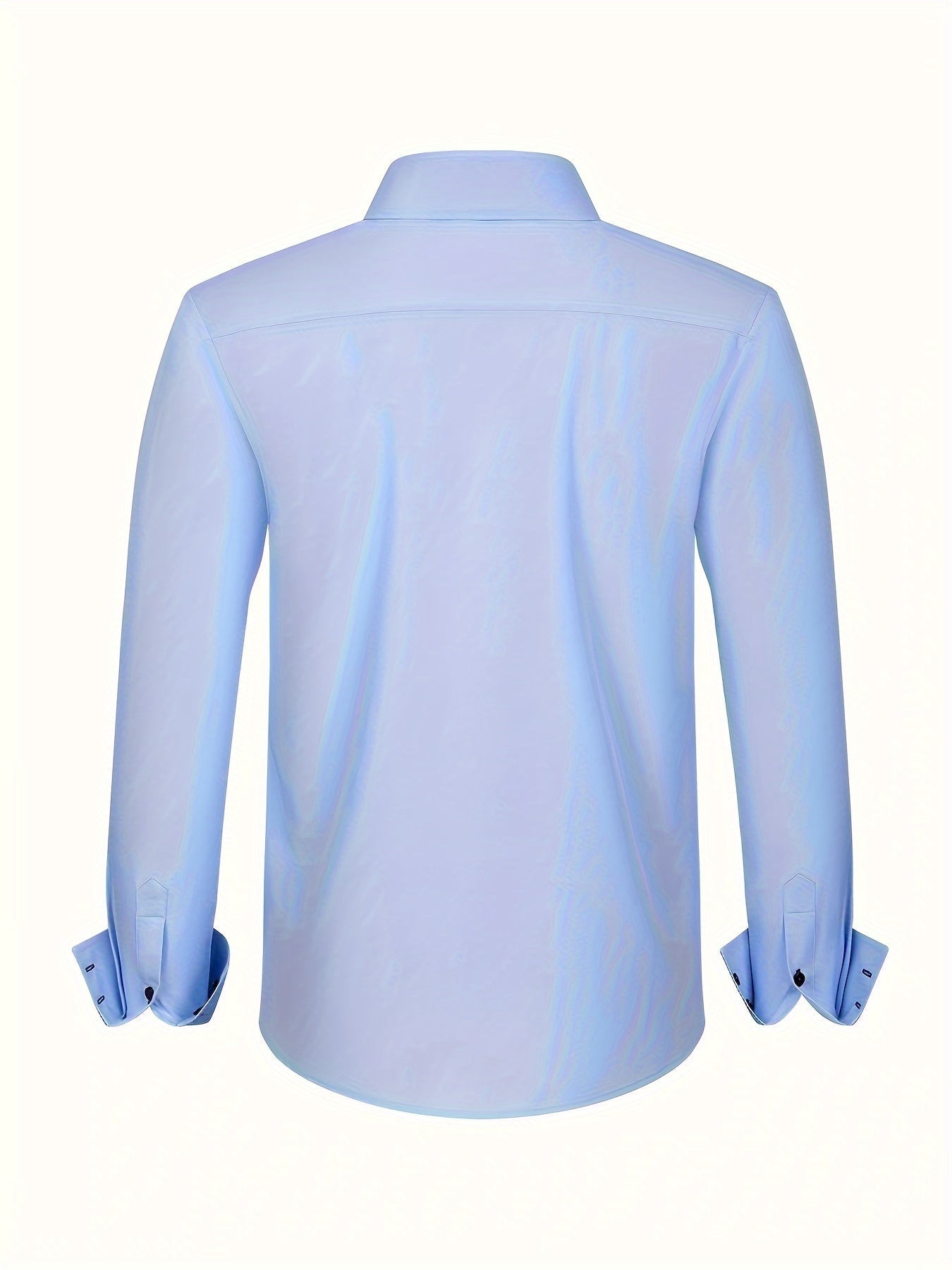 ALBERTO | CAMICIA ELEGANTE LEGGERA CON PARTICOLARI A CONTRASTO