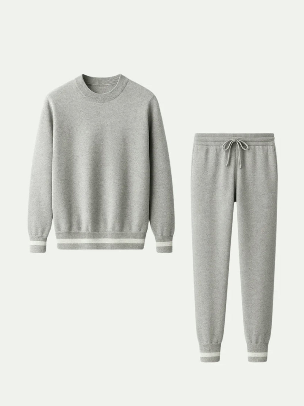 Ensemble Nilo en Cachemire Gris