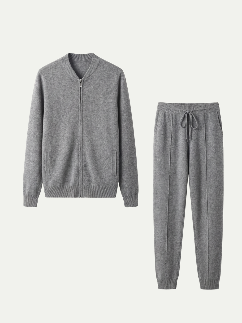 Ensemble Norio Cachemire Gris Clair