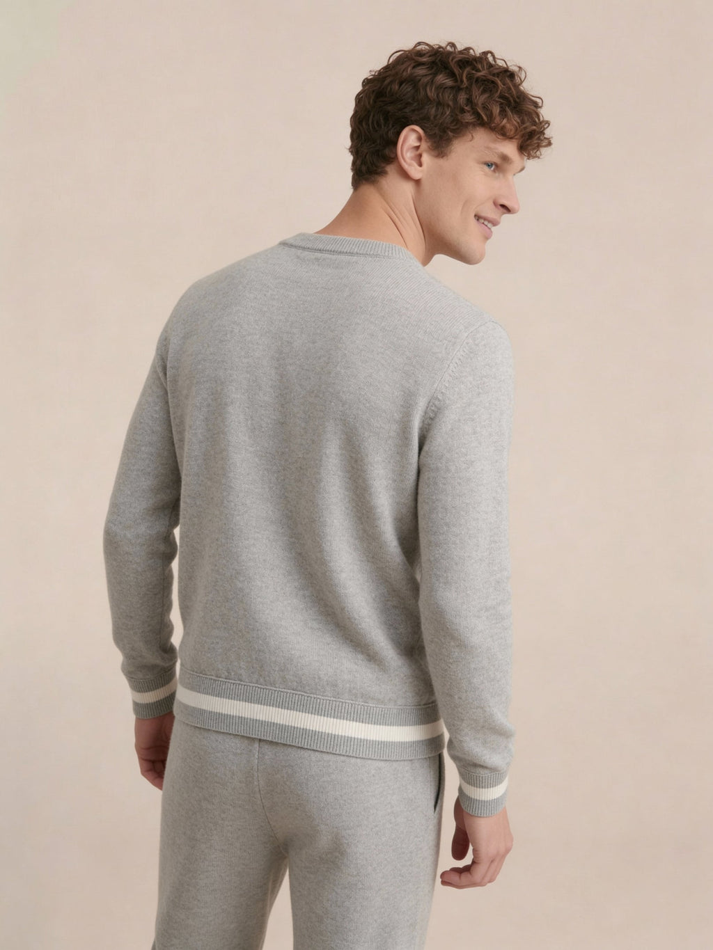Ensemble Nilo en Cachemire Gris