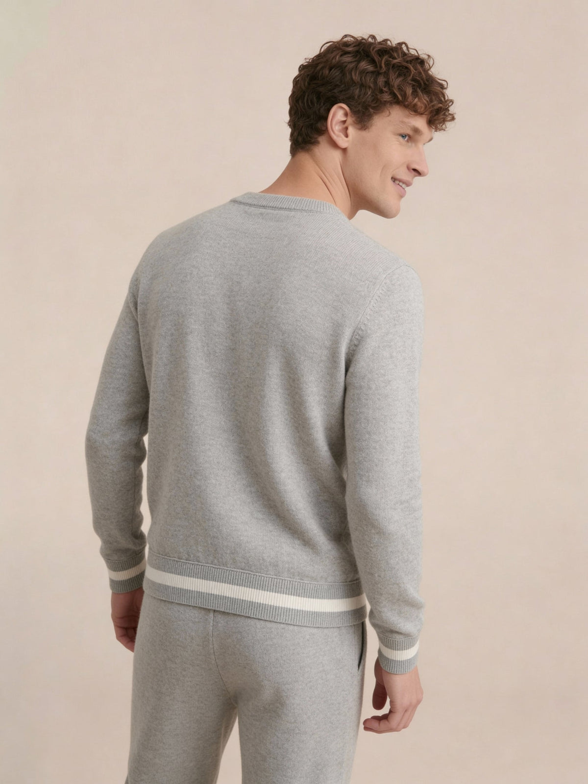 Ensemble Nilo en Cachemire Gris