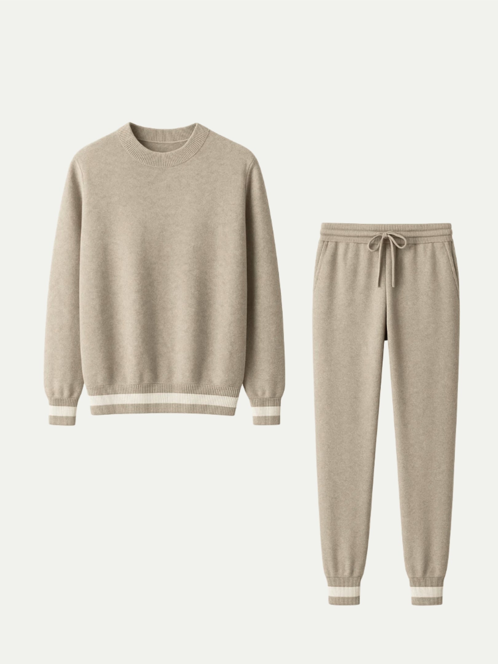 Ensemble Nilo en Cachemire Sable