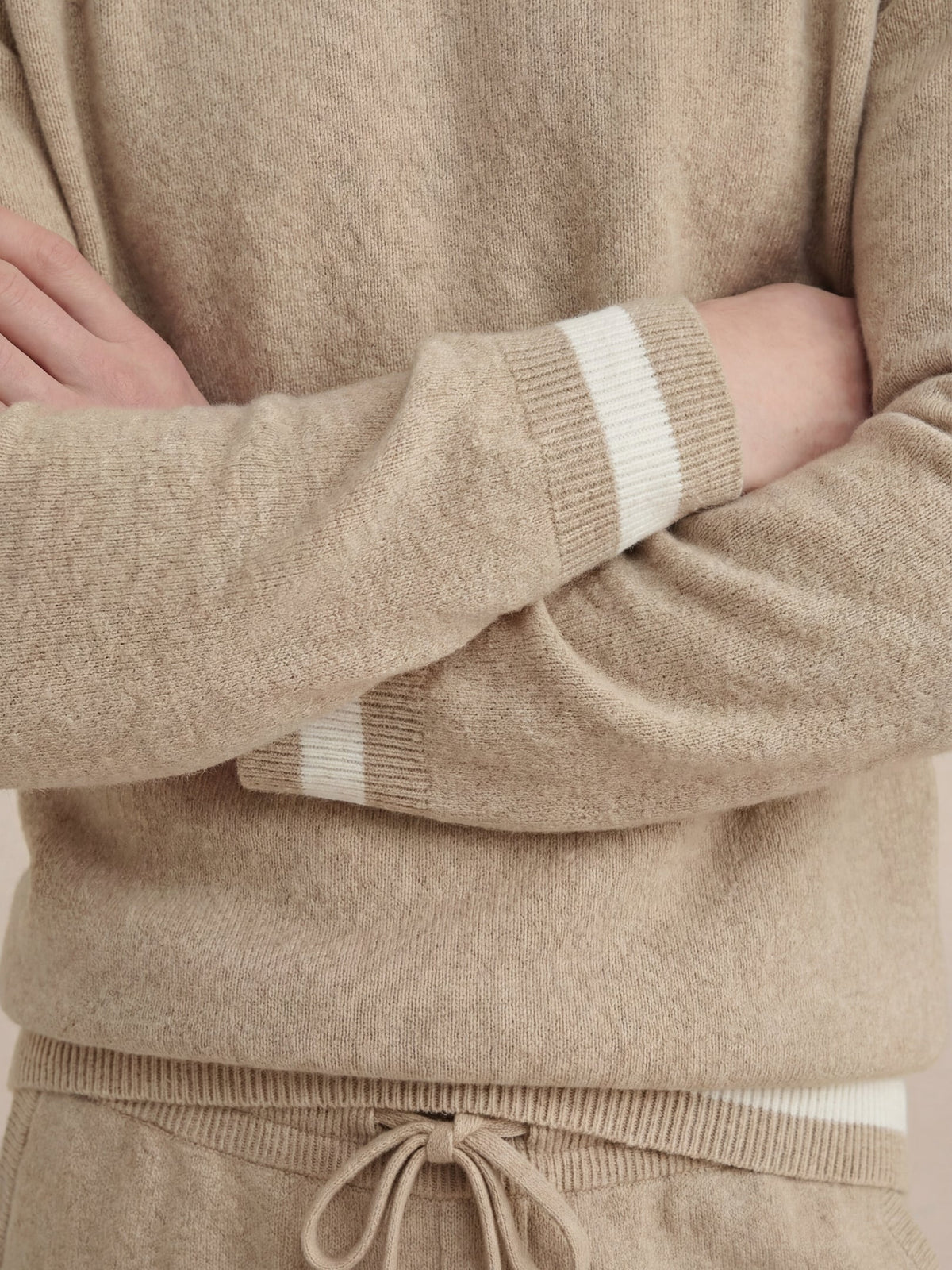 Ensemble Nilo en Cachemire Sable