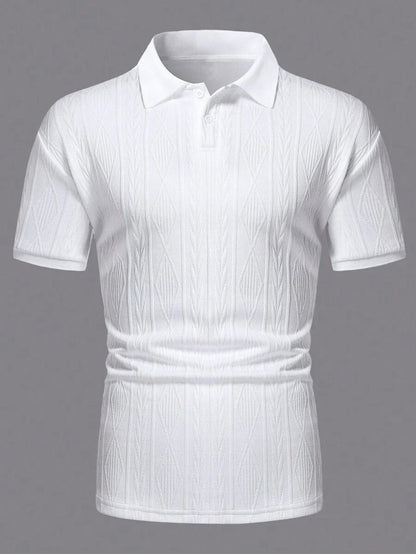 GIANNI | MAGLIA A COLLO ALTO ESTIVA CON BOTTONI