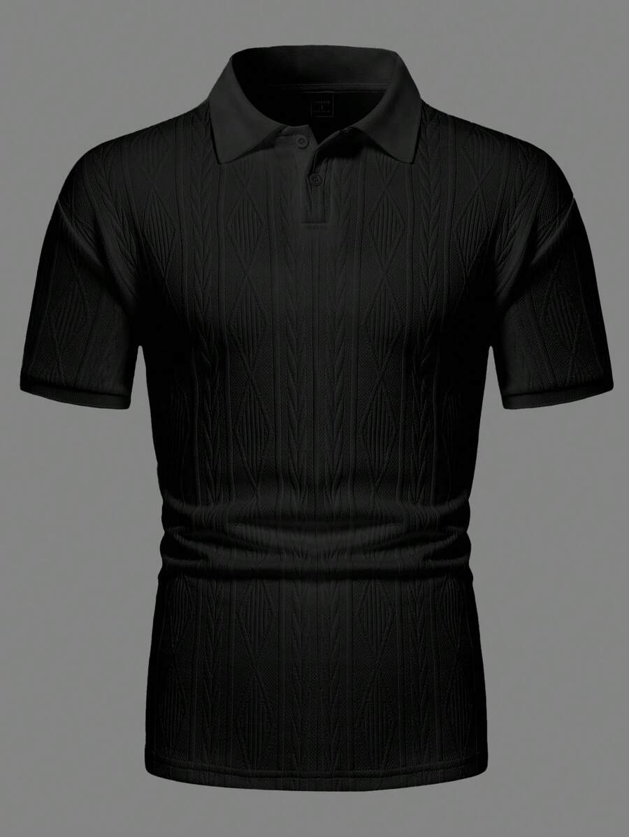 GIANNI | MAGLIA A COLLO ALTO ESTIVA CON BOTTONI