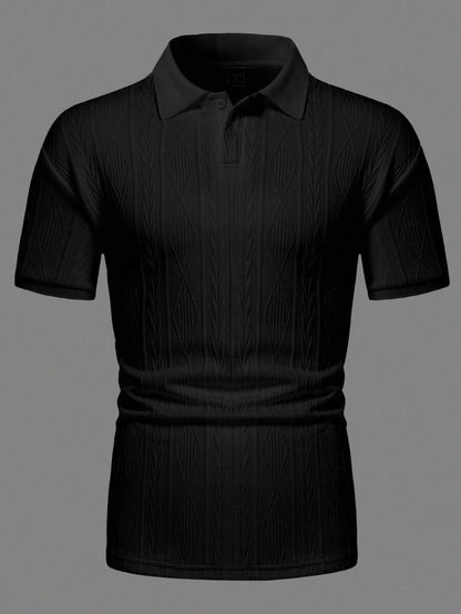 GIANNI | MAGLIA A COLLO ALTO ESTIVA CON BOTTONI