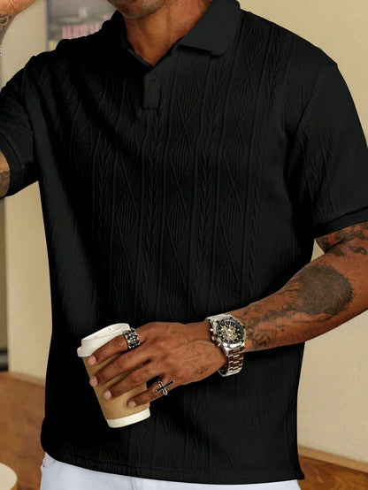 GIANNI | MAGLIA A COLLO ALTO ESTIVA CON BOTTONI