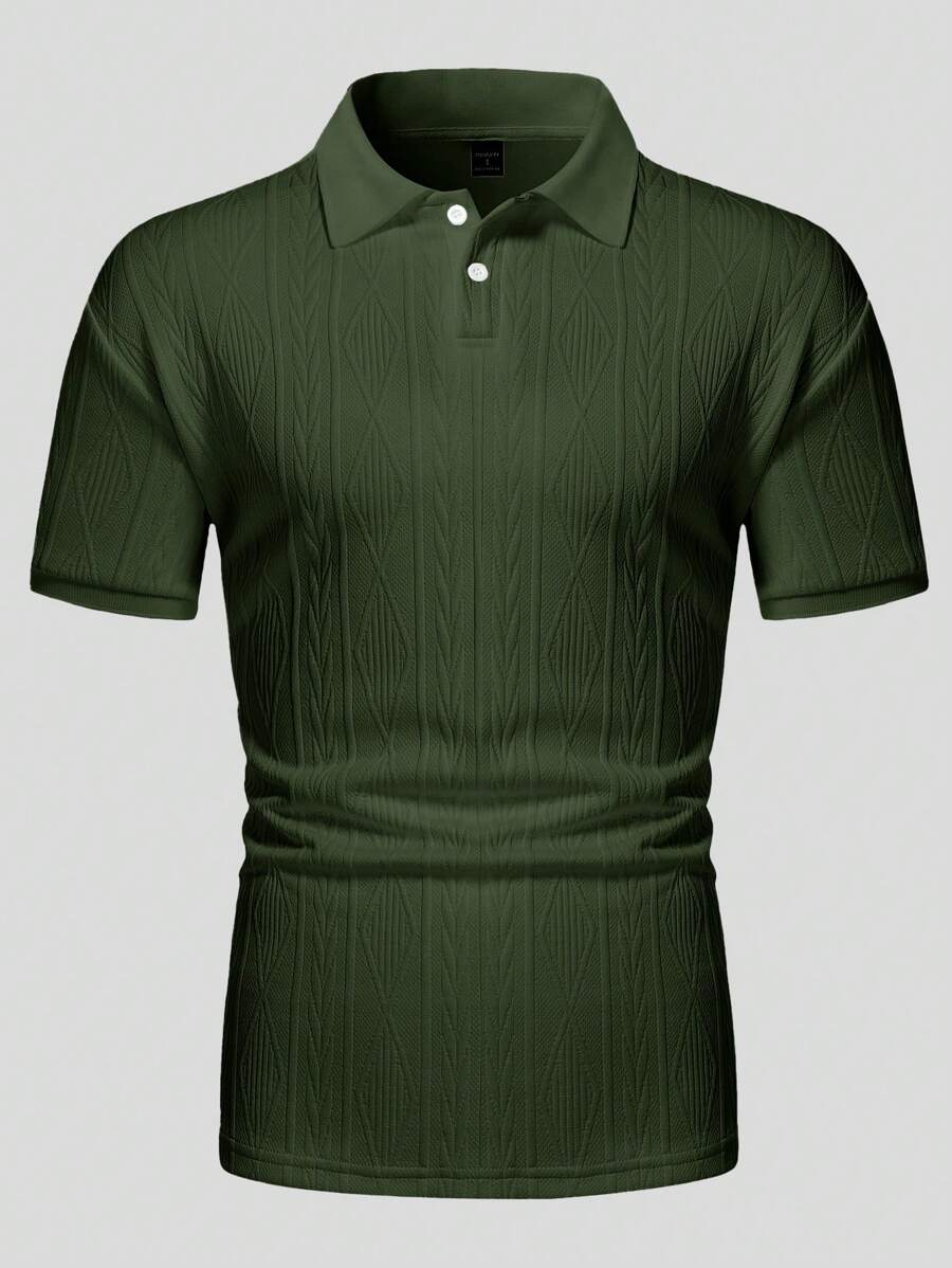 GIANNI | MAGLIA A COLLO ALTO ESTIVA CON BOTTONI