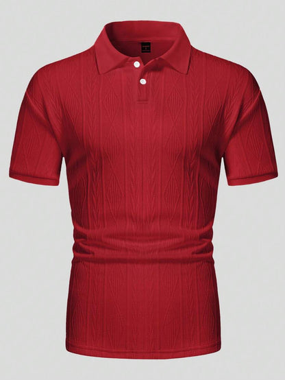 GIANNI | MAGLIA A COLLO ALTO ESTIVA CON BOTTONI