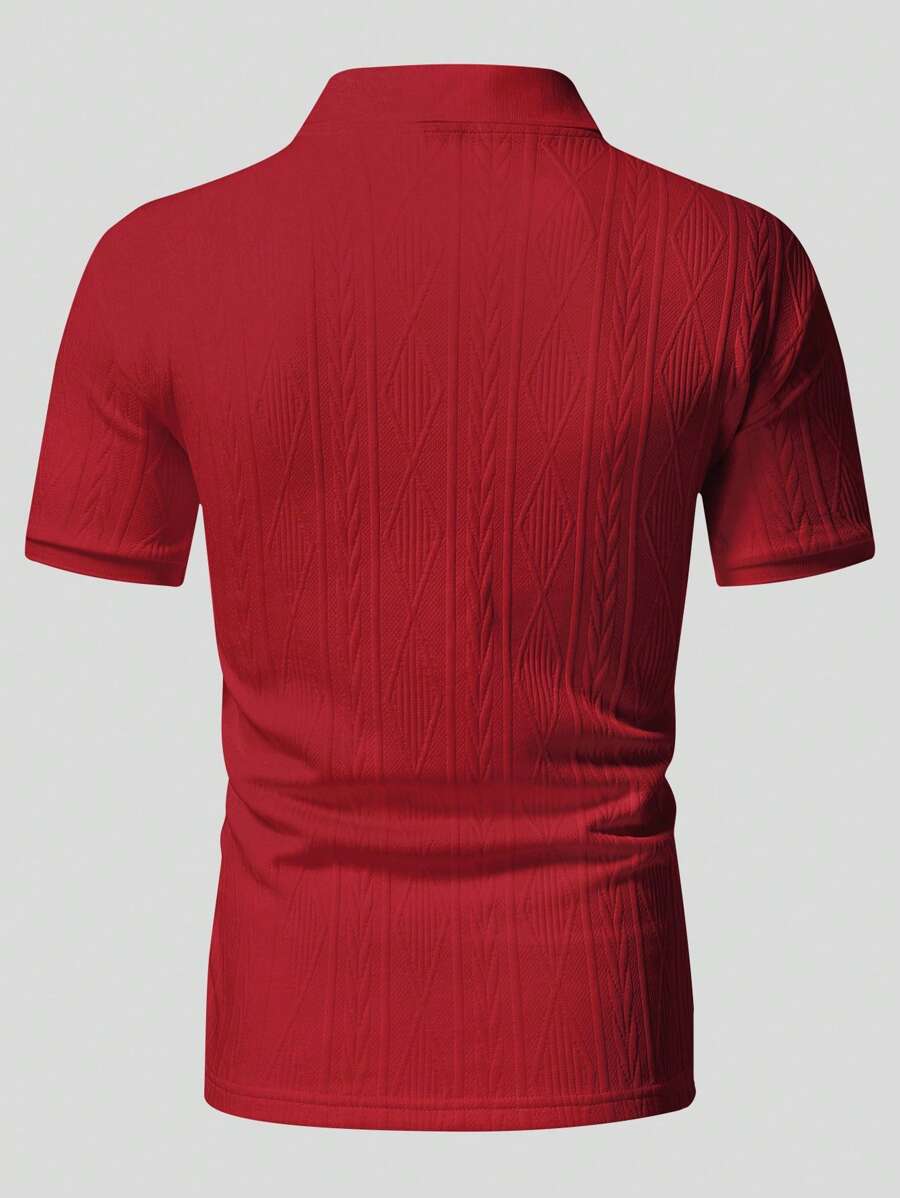 GIANNI | MAGLIA A COLLO ALTO ESTIVA CON BOTTONI