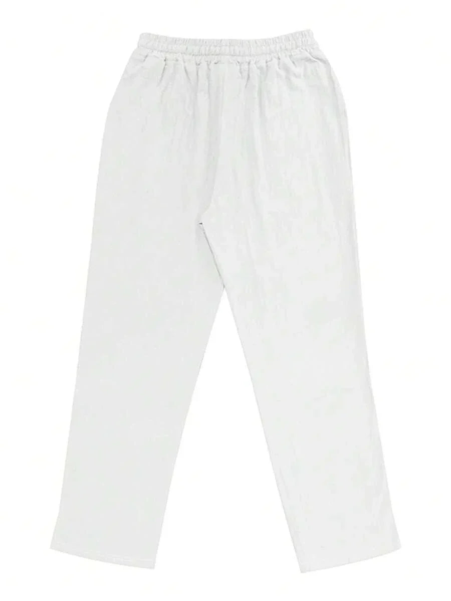 MATHIS | PANTALONE LEGGERO IN LINO CON CORDINO