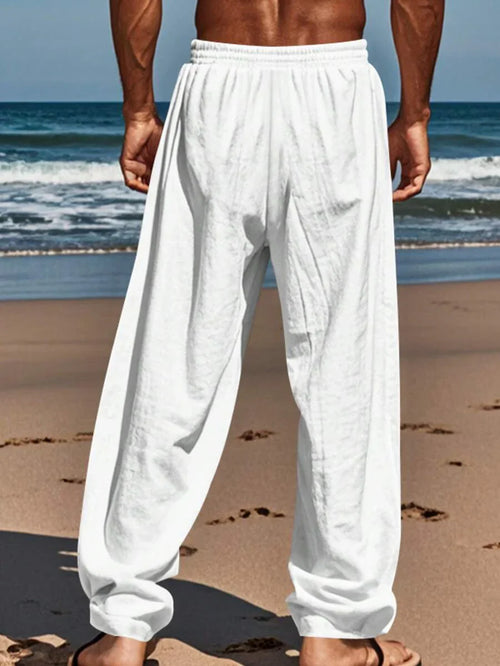 Marchmel | PANTALON LÉGER EN LIN AVEC CORDON