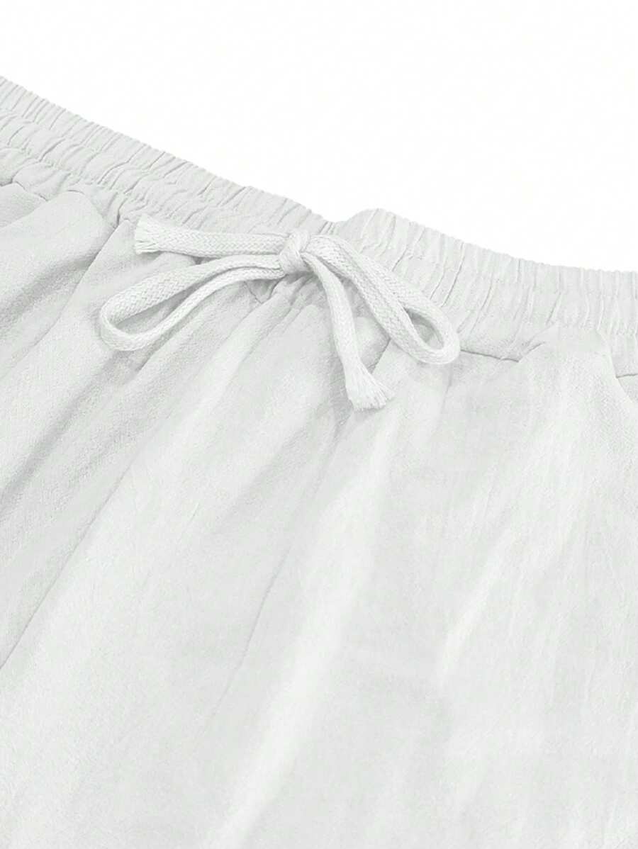 MATHIS | PANTALONE LEGGERO IN LINO CON CORDINO