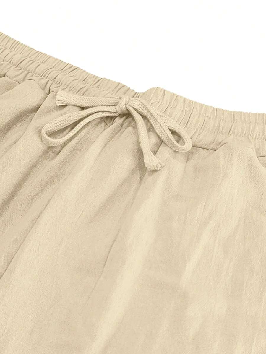 MATHIS | PANTALONE LEGGERO IN LINO CON CORDINO