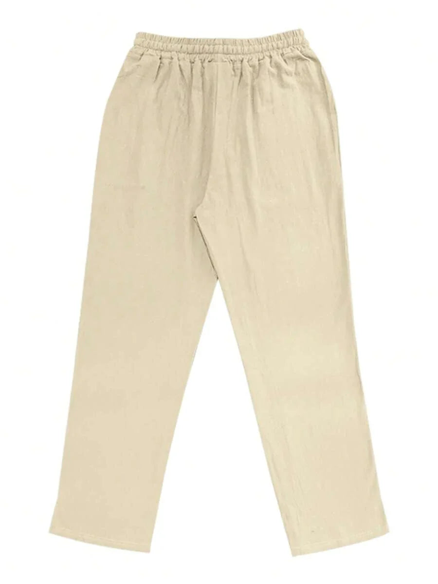 MATHIS | PANTALONE LEGGERO IN LINO CON CORDINO