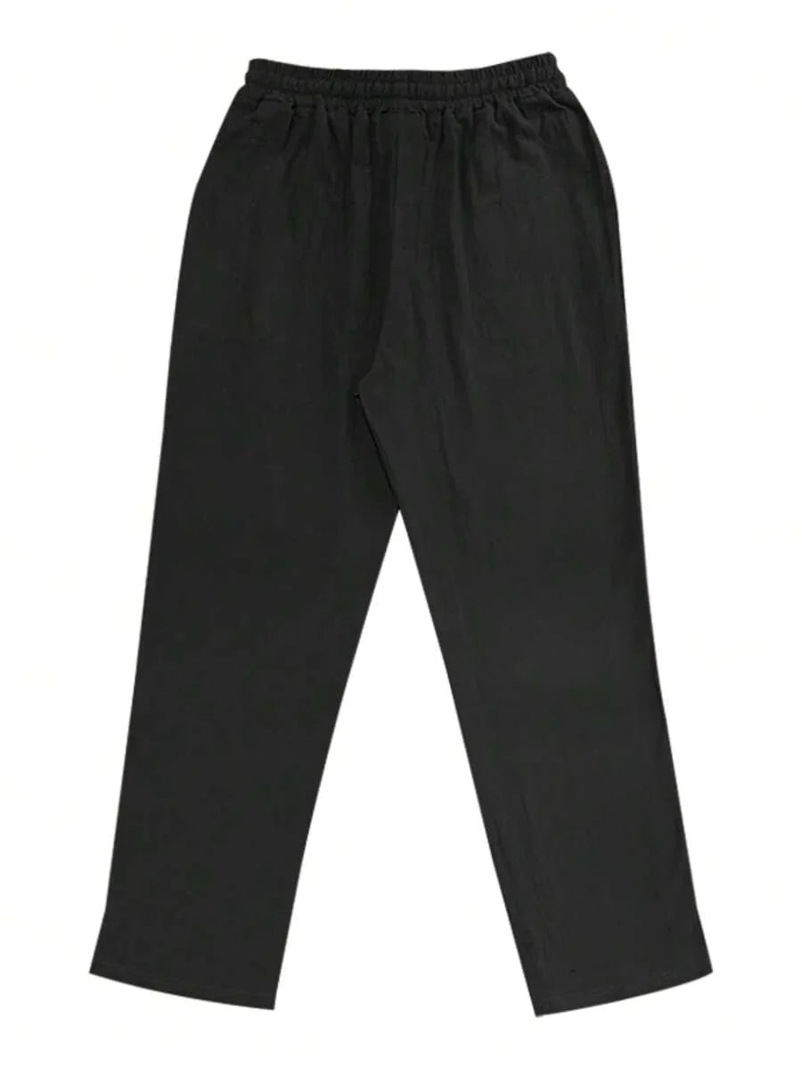 MATHIS | PANTALONE LEGGERO IN LINO CON CORDINO