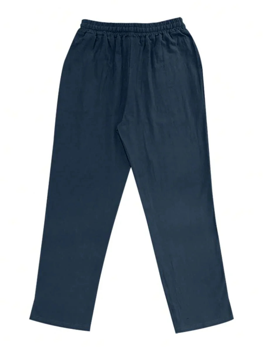 MATHIS | PANTALONE LEGGERO IN LINO CON CORDINO