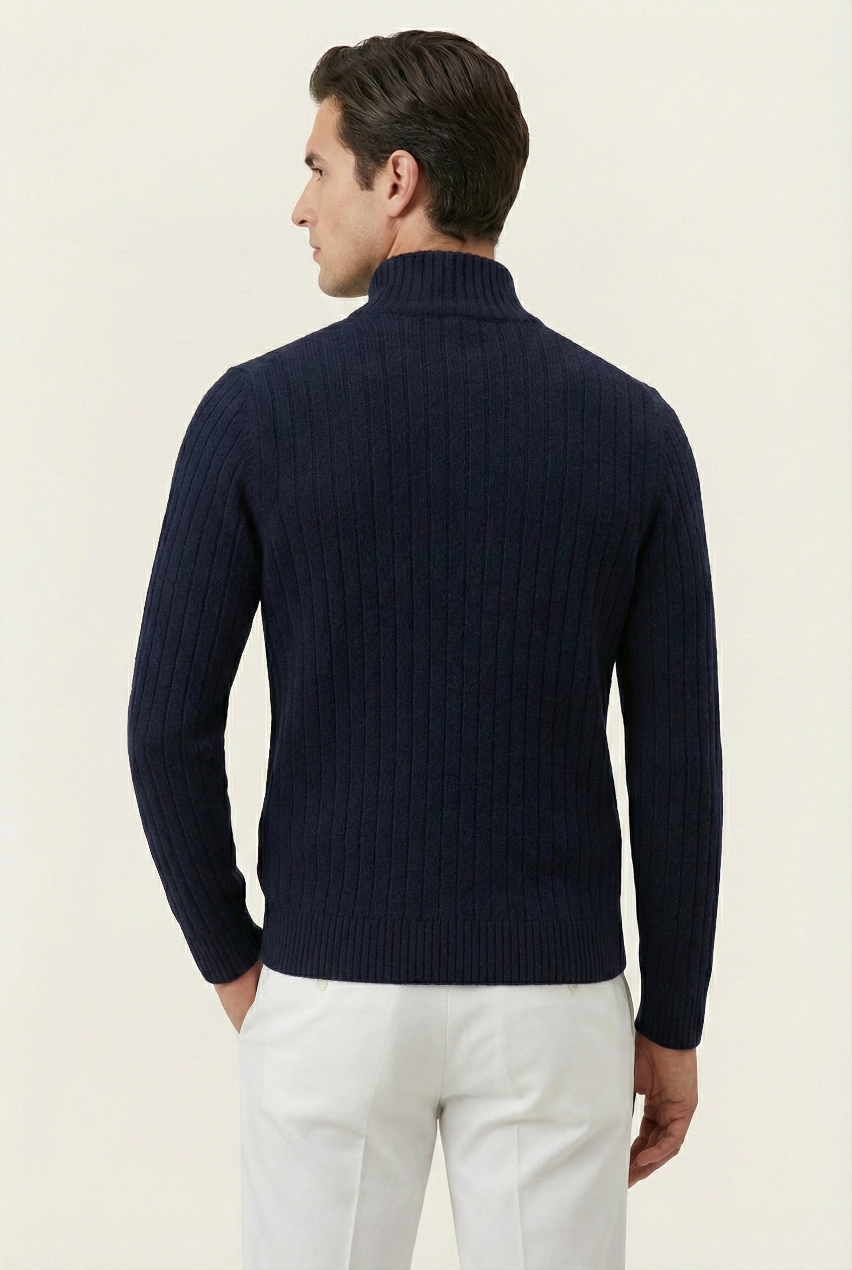 Gilet Léon Navy Rib