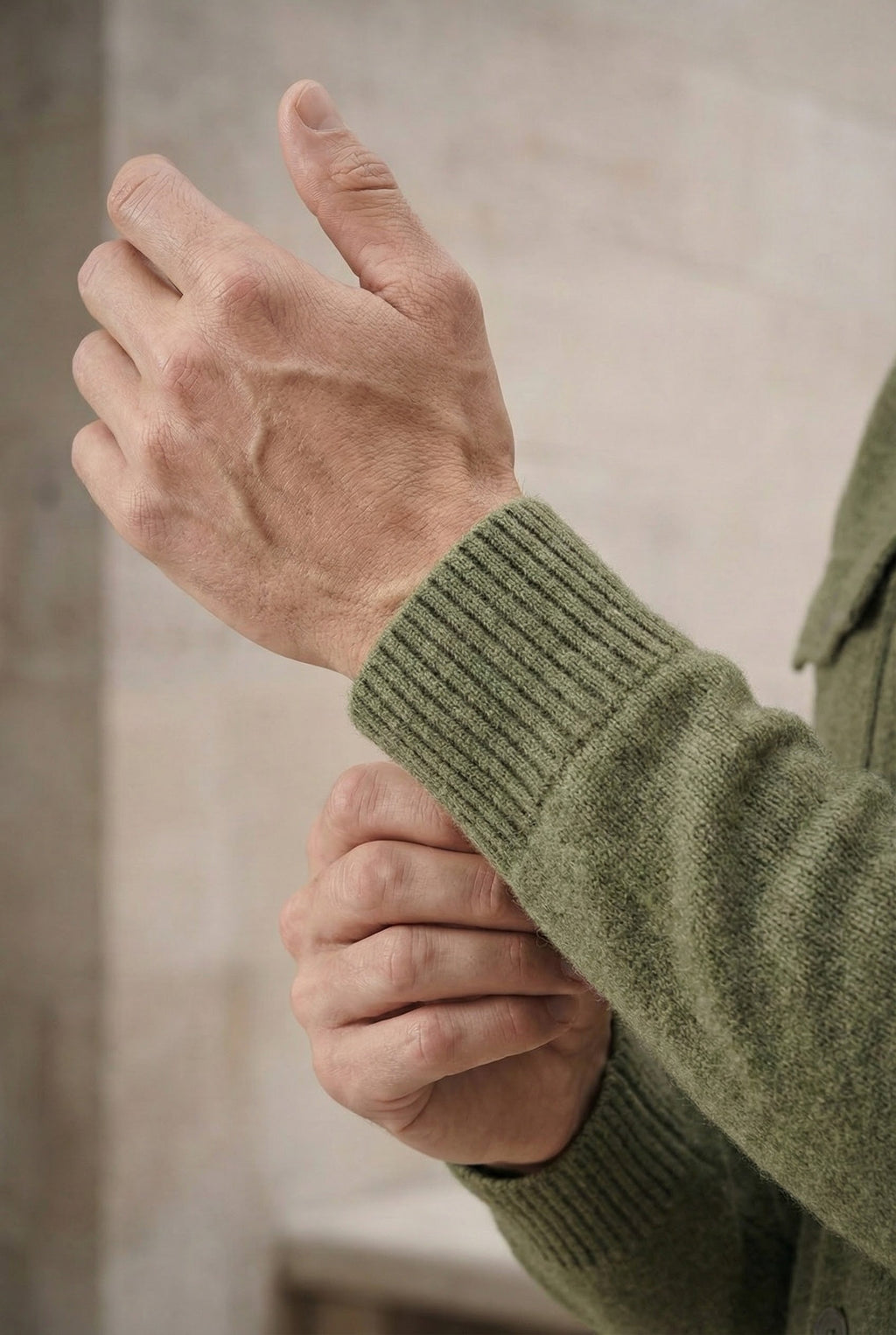Gilet Tricoté Santio Green