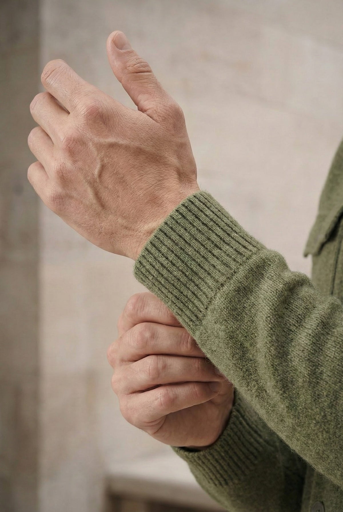 Gilet Tricoté Santio Green