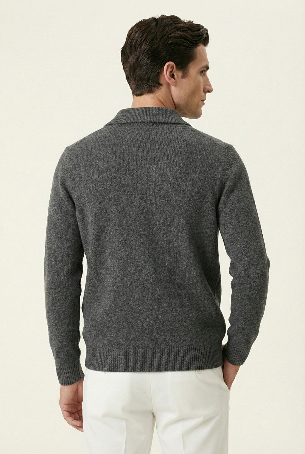 GILET TRICOTÉ VILLE SANTIO GRIS