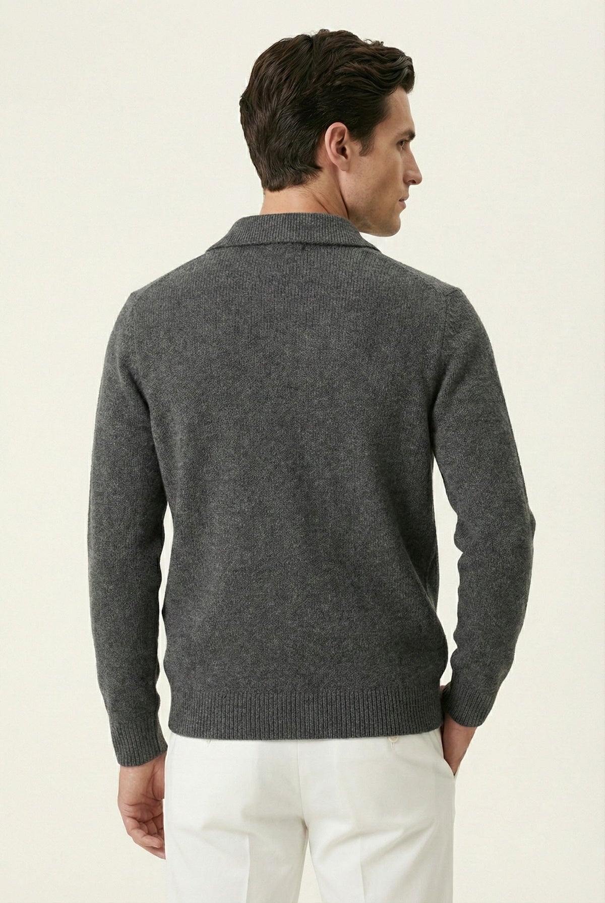 GILET TRICOTÉ VILLE SANTIO GRIS