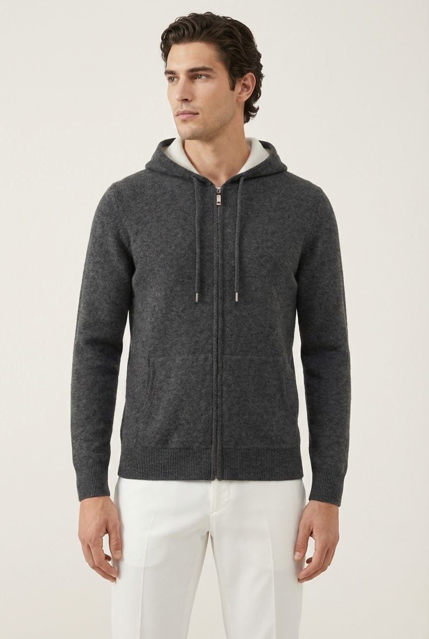 Gilet Zippé Santo Gris