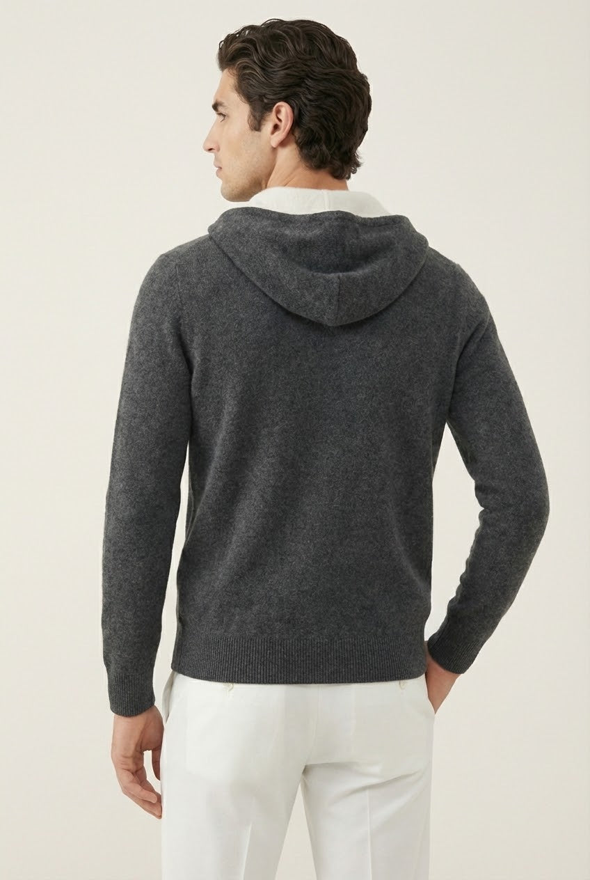 Gilet Zippé Santo Gris