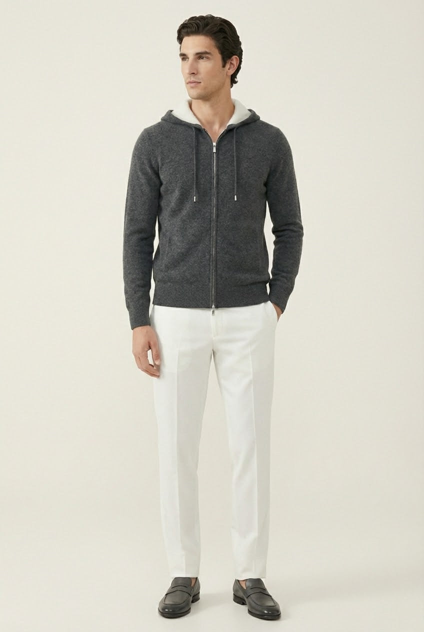 Gilet Zippé Santo Gris