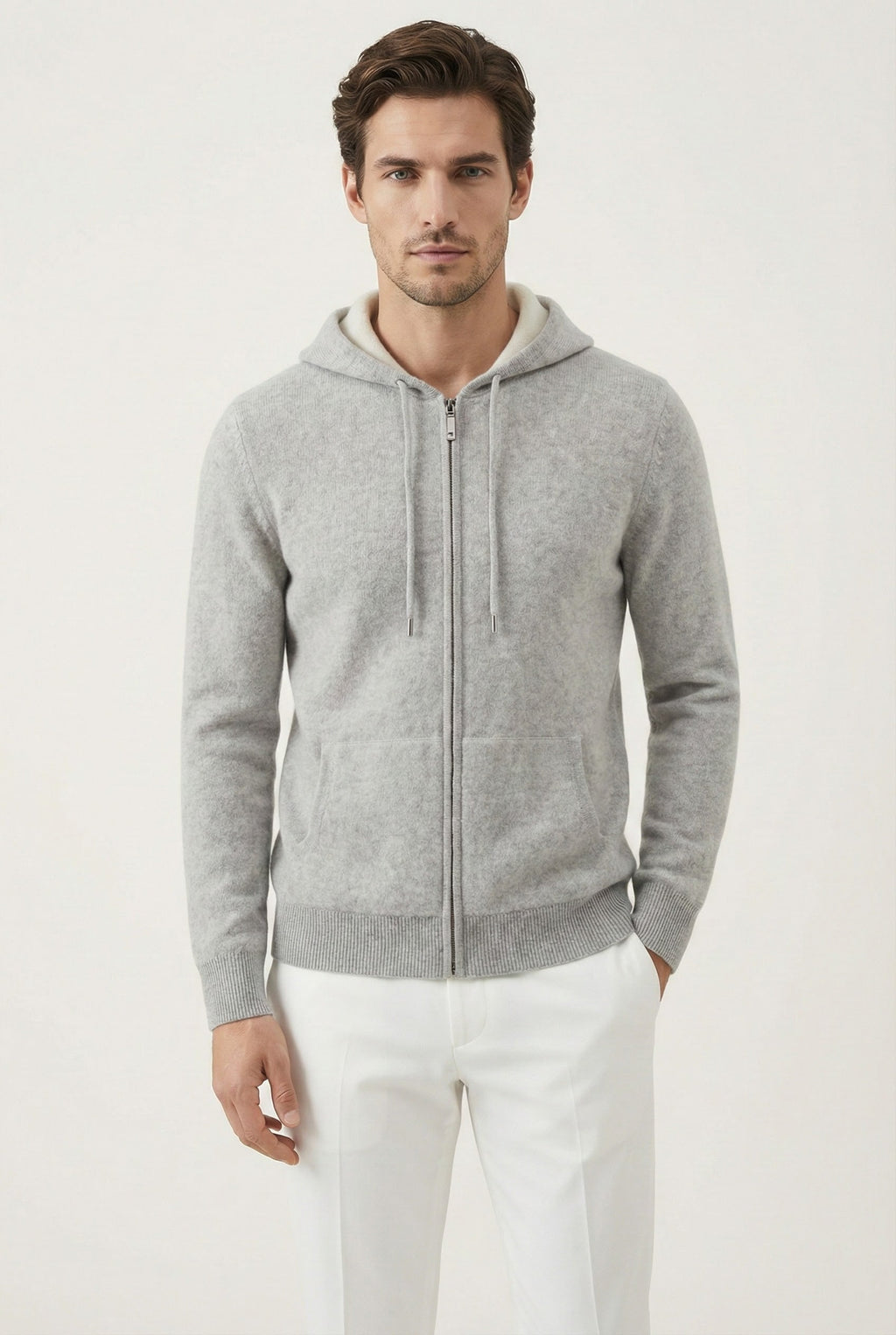 Santo Zip Up Gris Clair