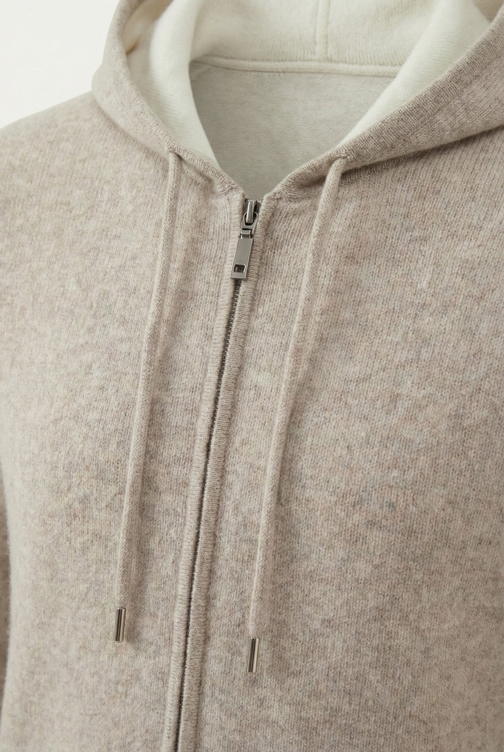 Santo Zip Up Beige