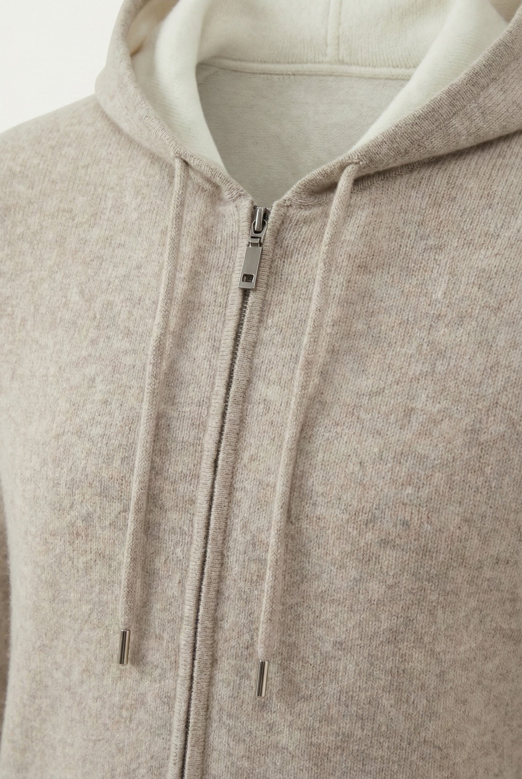 Gilet Zippé Santo Beige