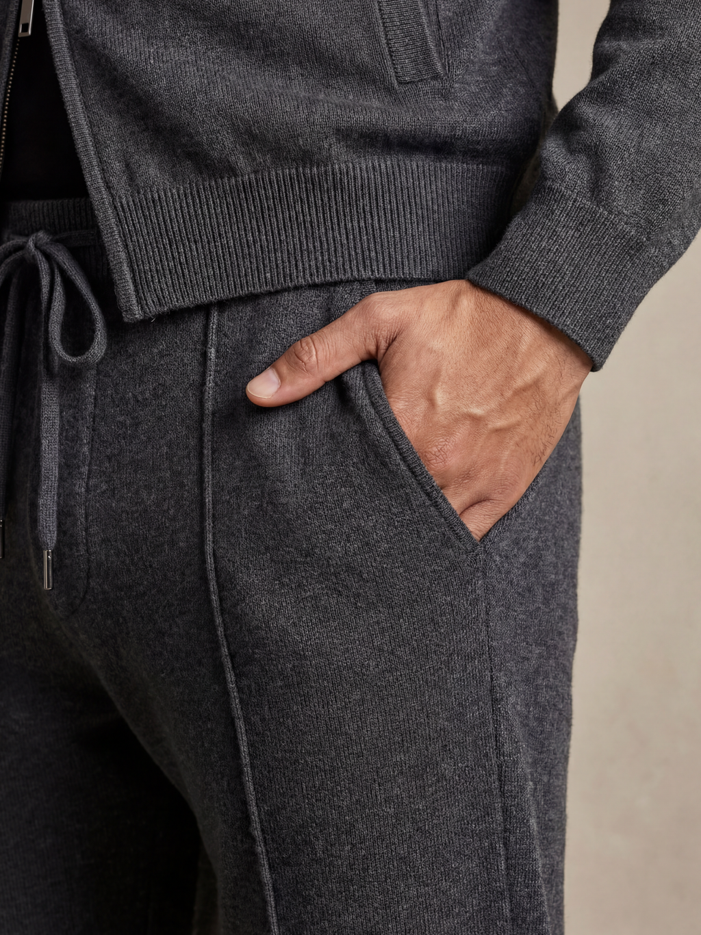 Ensemble Norio Cachemire Gris