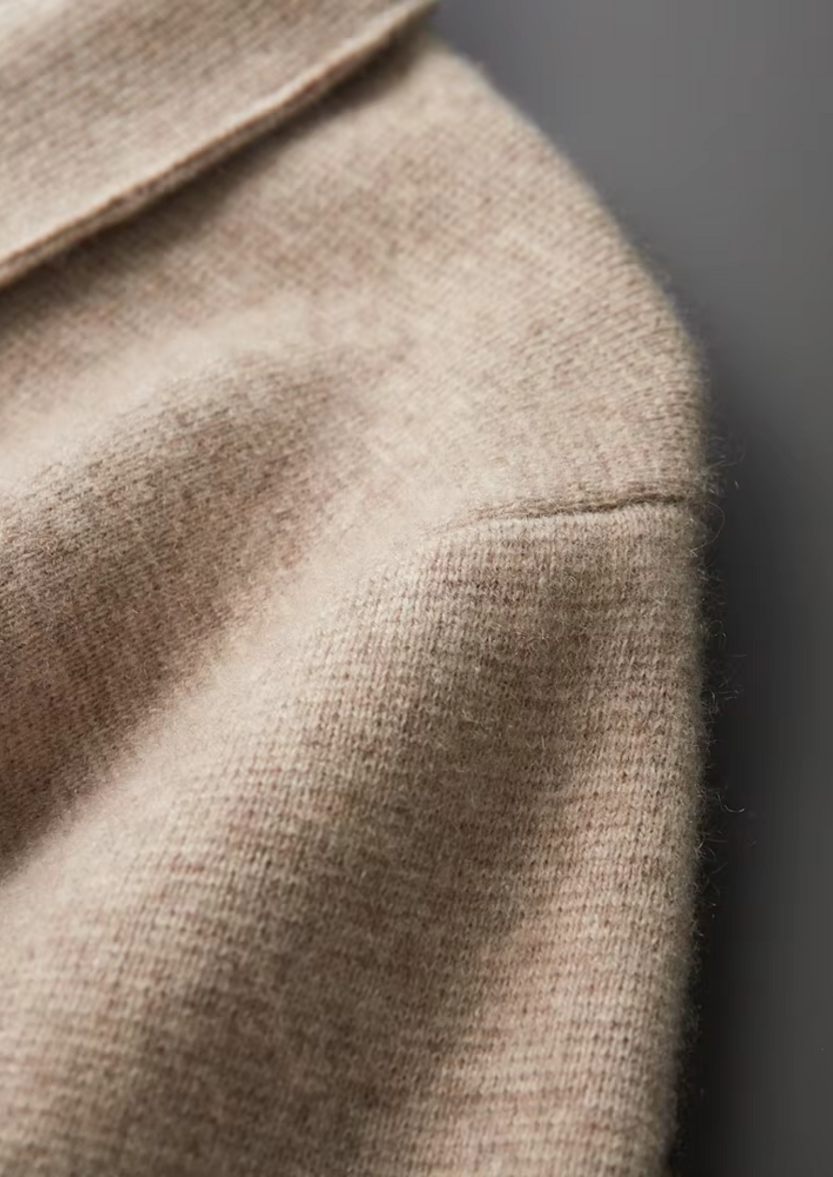CARDIGAN POLO ZIP LAGO