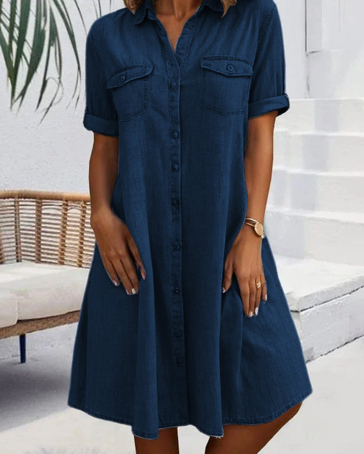 Marchmel | Donna Abito in Denim Morbido