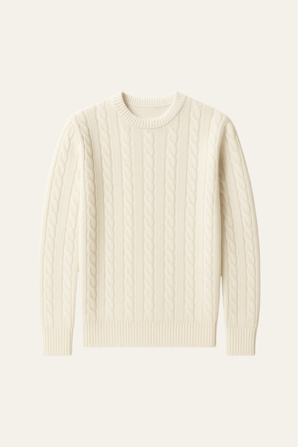 Pull en cachemire Cortona crème