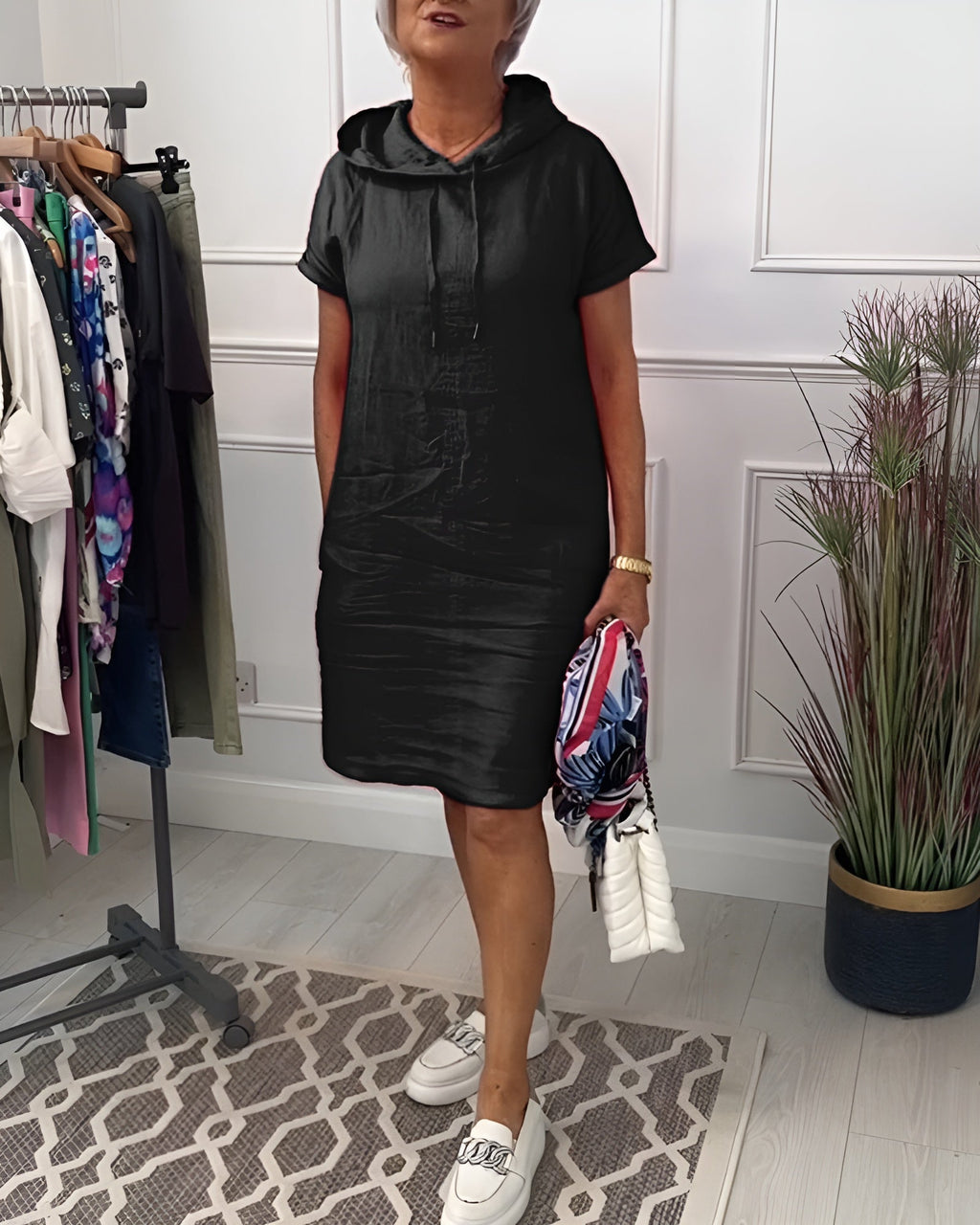 Marchmel | Donna Abito con Cappuccio Casual