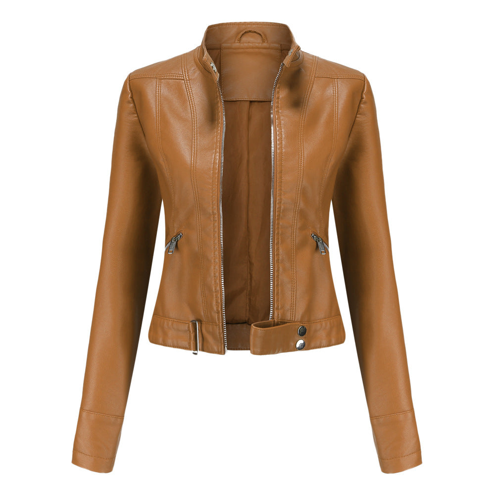 Marchmel | Femme Veste en Cuir Élégante Hiver