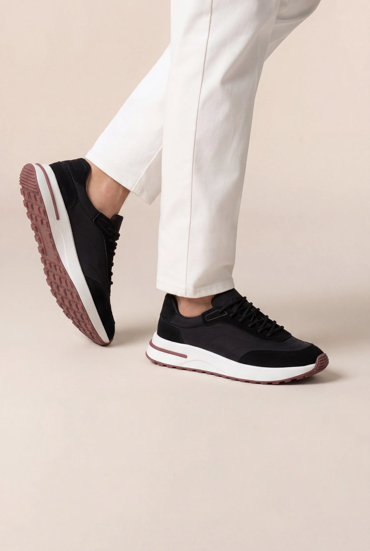 Marchmel | Uomo Sneaker Rafelo Nero Mezzanotte