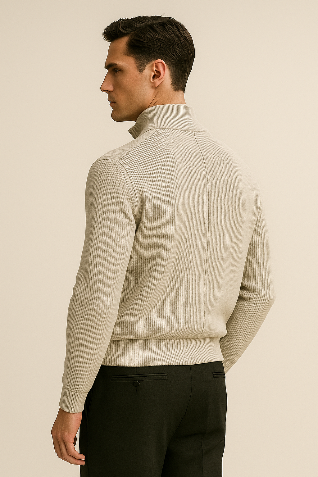 Cardigan en Cachemire Nobile Gris Clair