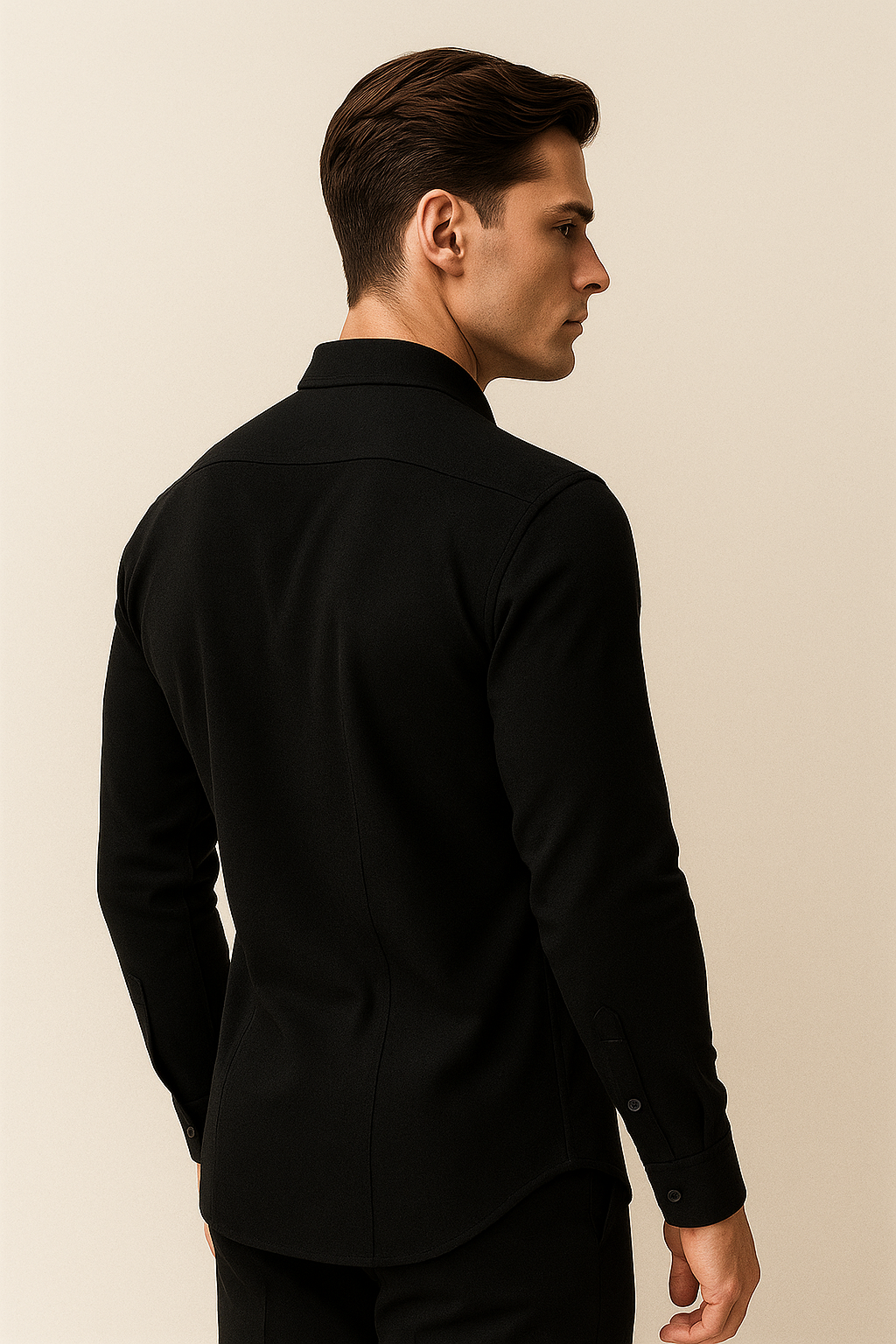 Marchmel | Uomo Camicia in Cotone Firenze Nera