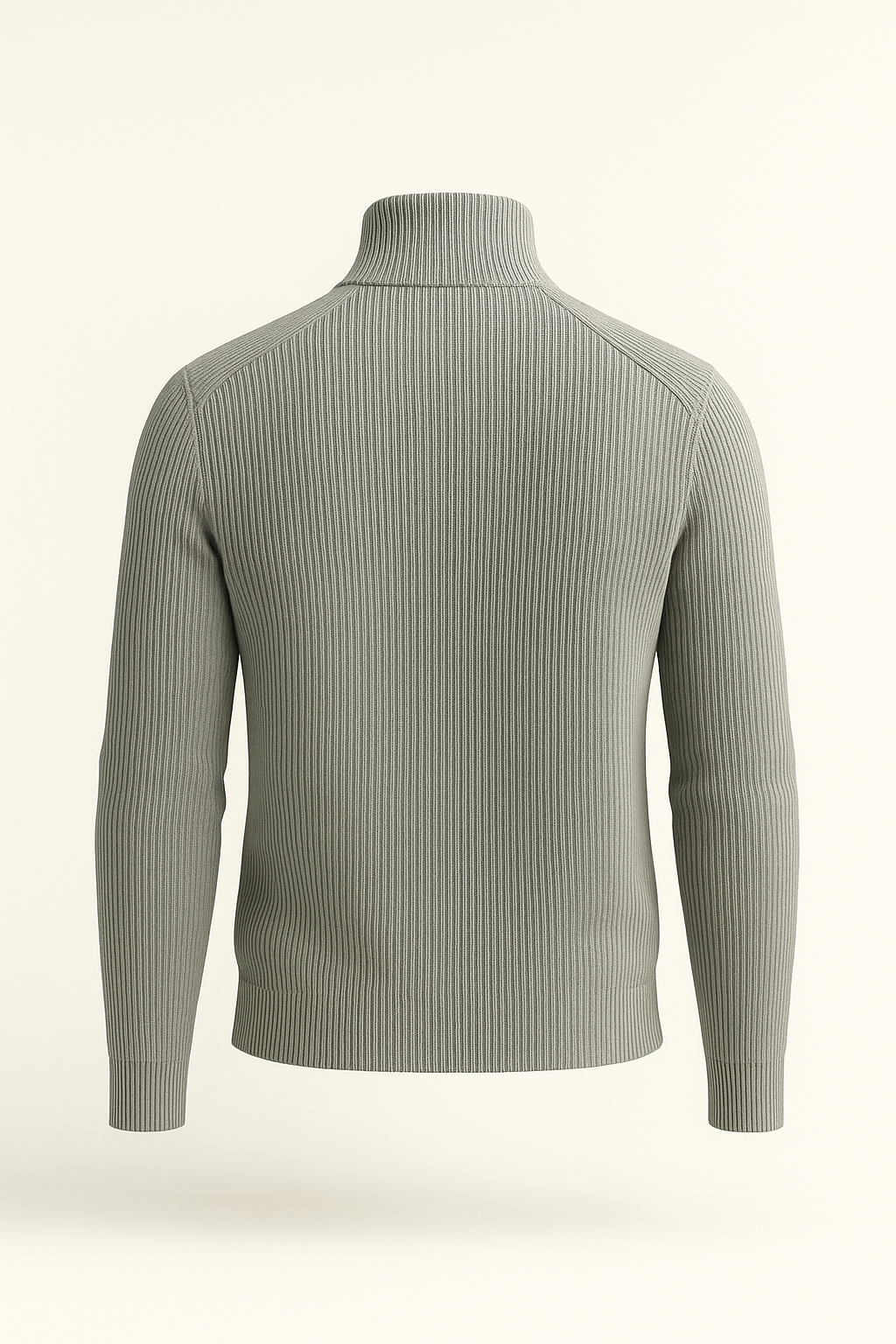 Cardigan en Cachemire Nobile Vert Gris